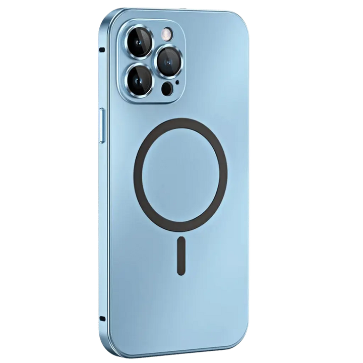 Essential iPhone accessory: magnetic protective metal case.