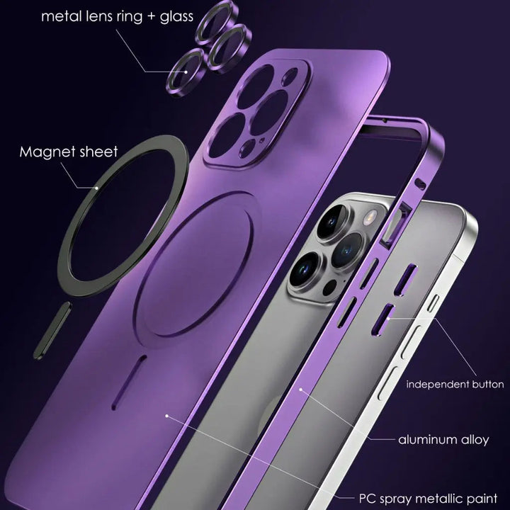 Slim protective magnetic phone case for Apple iPhone.