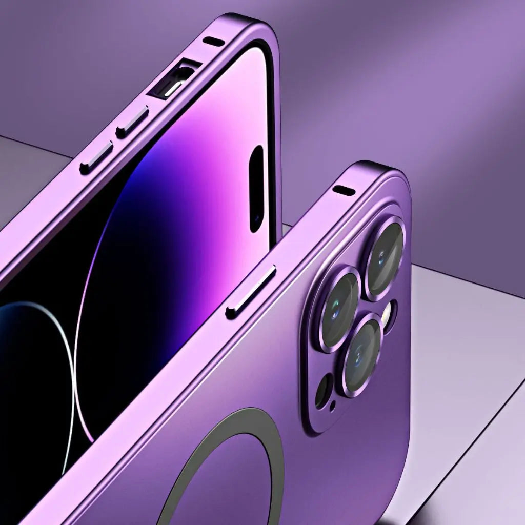 Universal iPhone accessory: magnetic aluminum case.