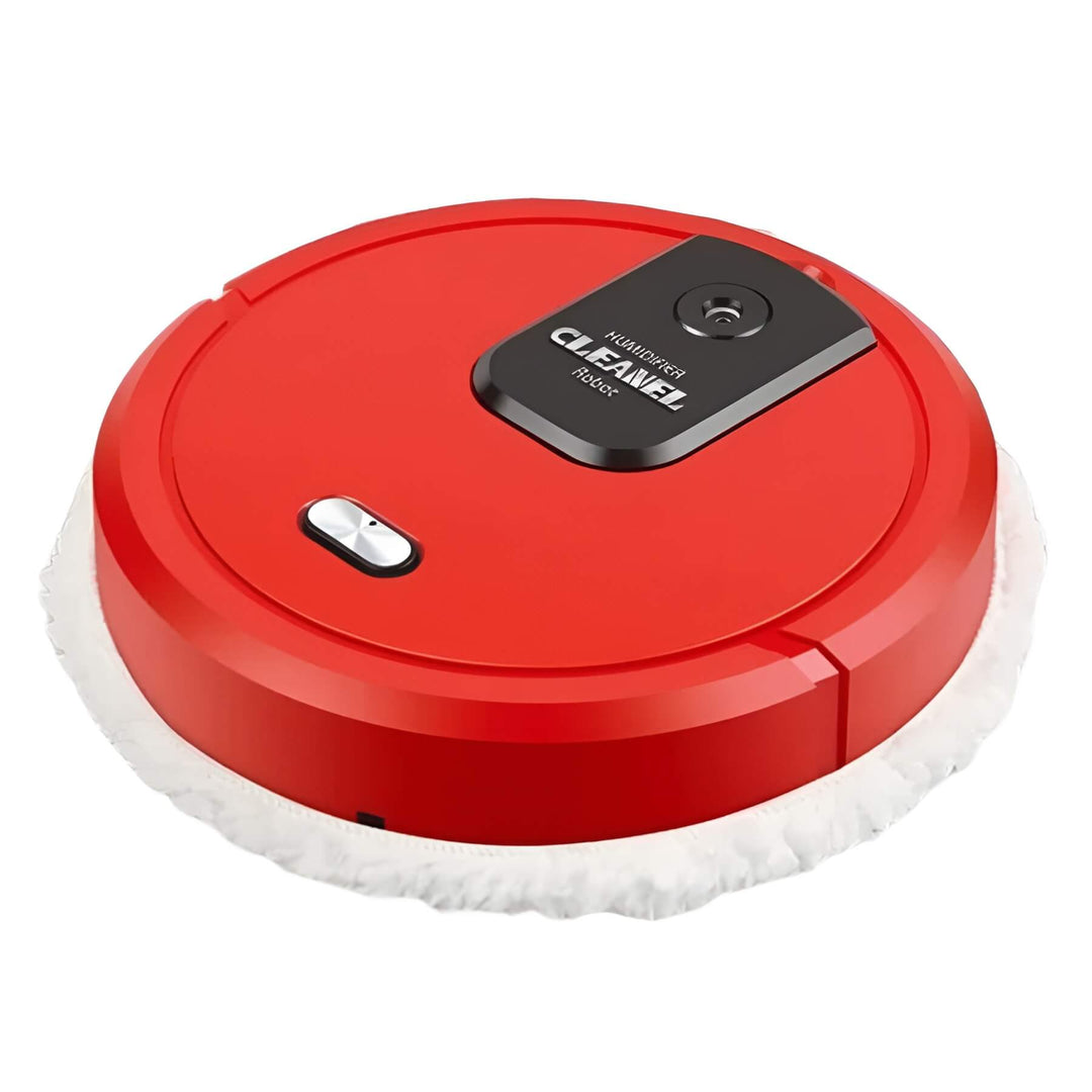 Close-up of a robotic mop's underside, highlighting its cleaning pads for effective floor care.