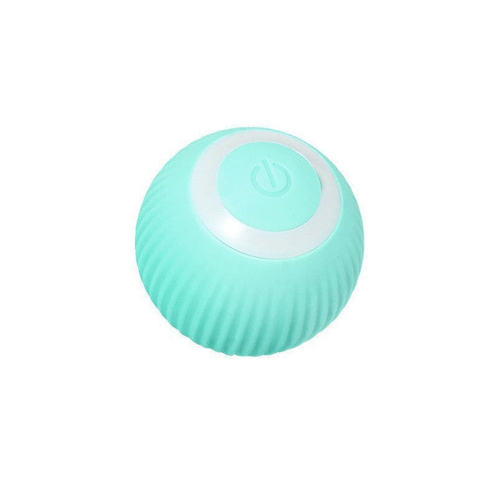 Automatic smart cat toy ball provides engaging indoor exercise & enrichment for playful felines. USB rechargeable.