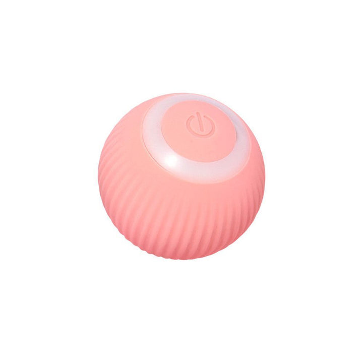 USB rechargeable smart cat play ball for interactive pet fun. Features automatic movement & LED lights for feline exercise.