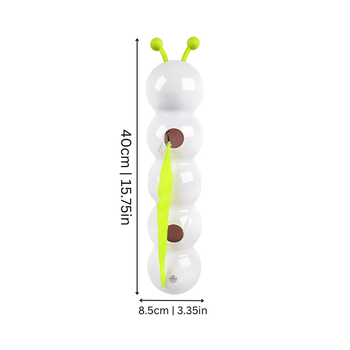 Feline fun with a smart motion interactive cat toy for window/wall, suction cup mounts for indoor pet enrichment.