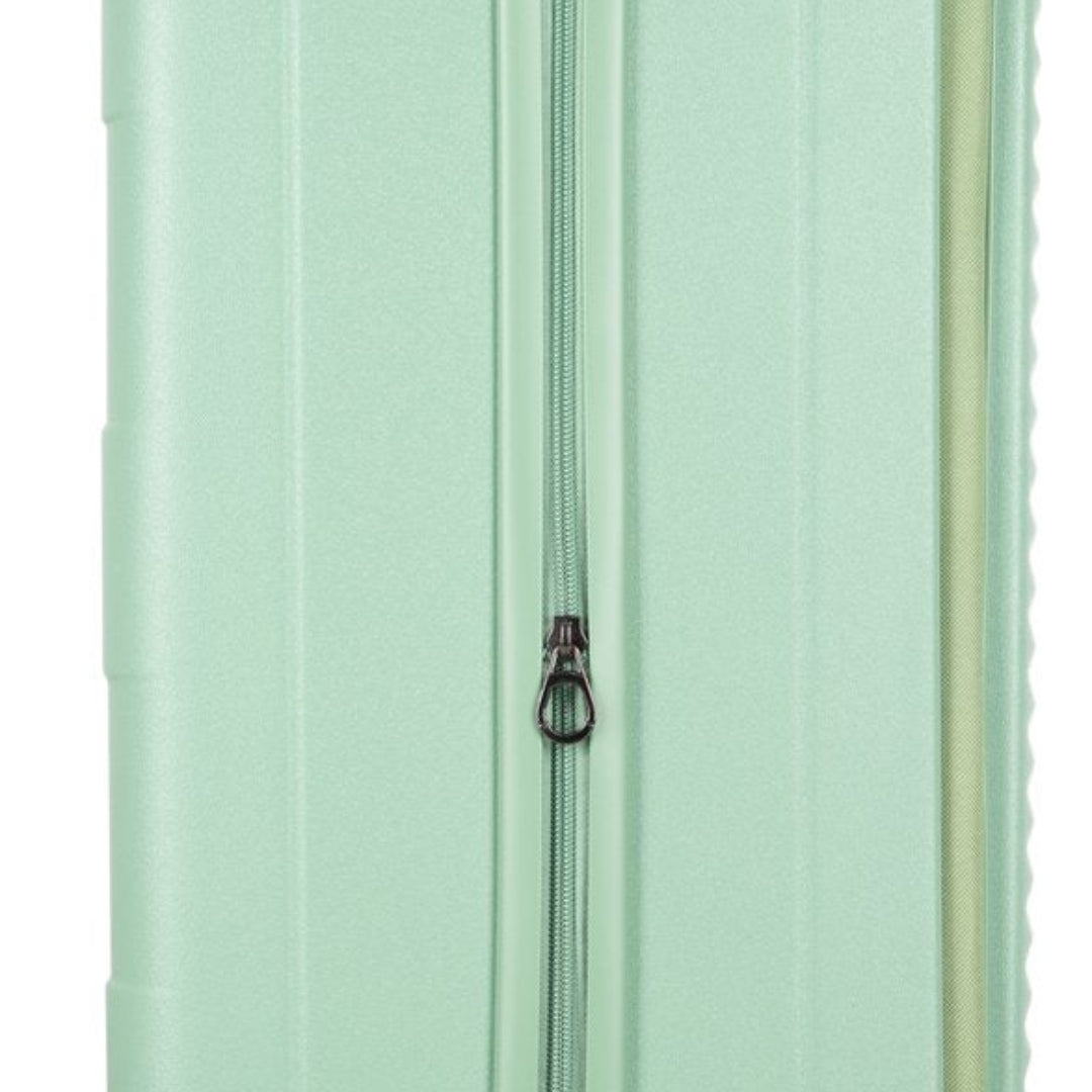 This 2-piece suitcase set offers durable hardshell protection, laptop compartment, & expandable design.