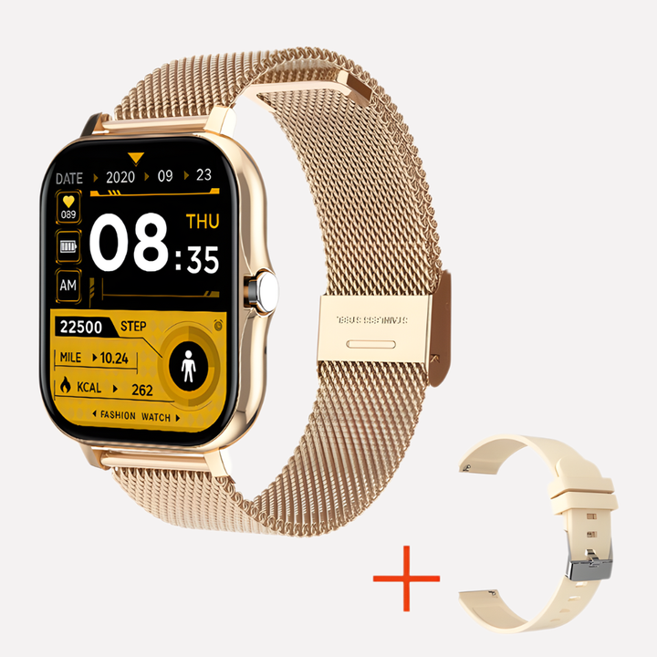 Smartwatch with GPS, fall detection, and SOS for enhanced personal safety, ideal for elderly care