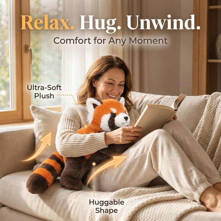 Long comfort toy, soft animal plush for ultimate relaxation & stress relief.