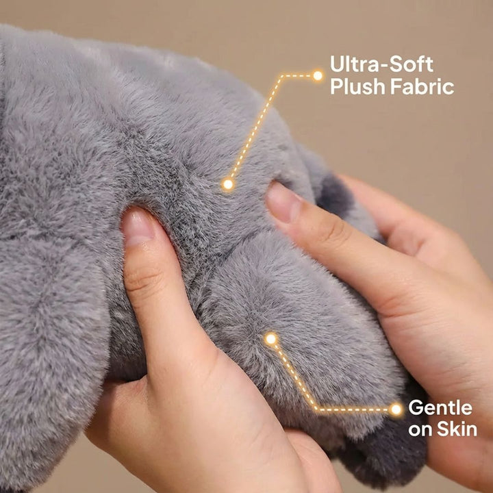 Relaxing long fox animal plush, perfect for unwinding and gentle comfort.