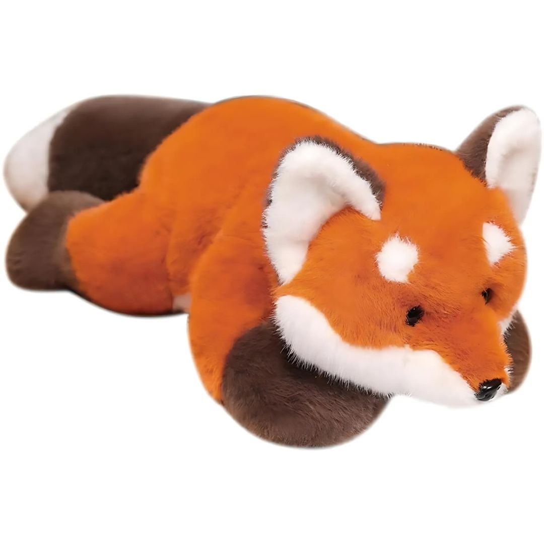 Soft raccoon long cuddle toy, perfect for comfort & relaxation at home.