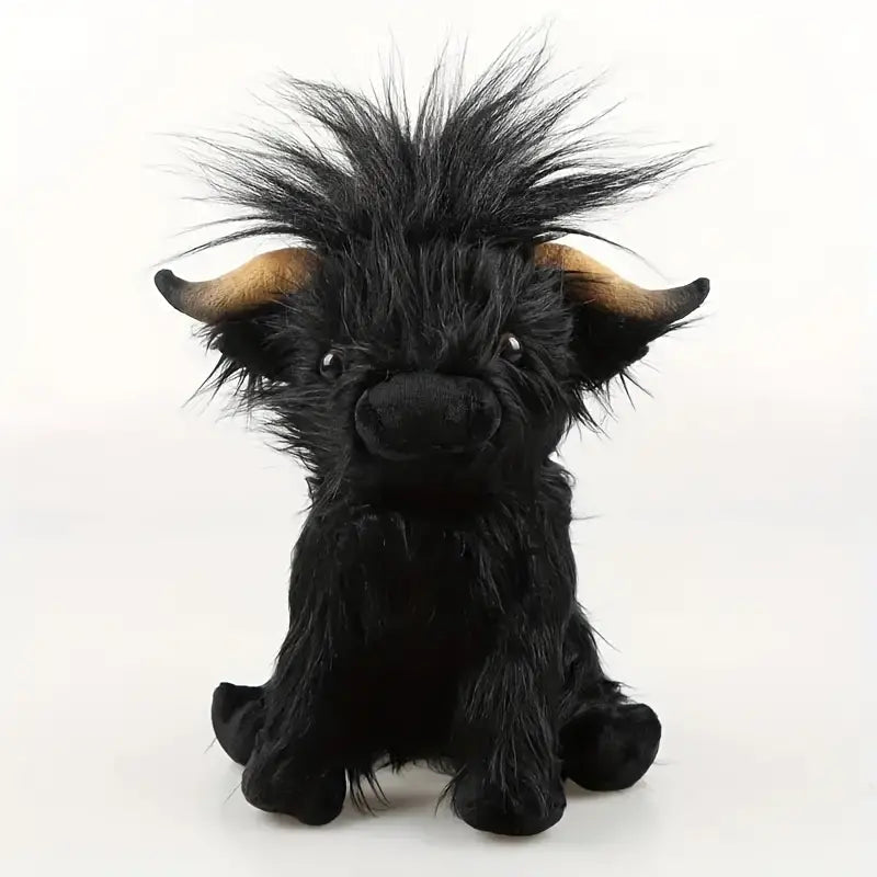 Premium Highland Cow soft toy, a lovable stuffed animal featuring authentic details, perfect for collectors & kids.