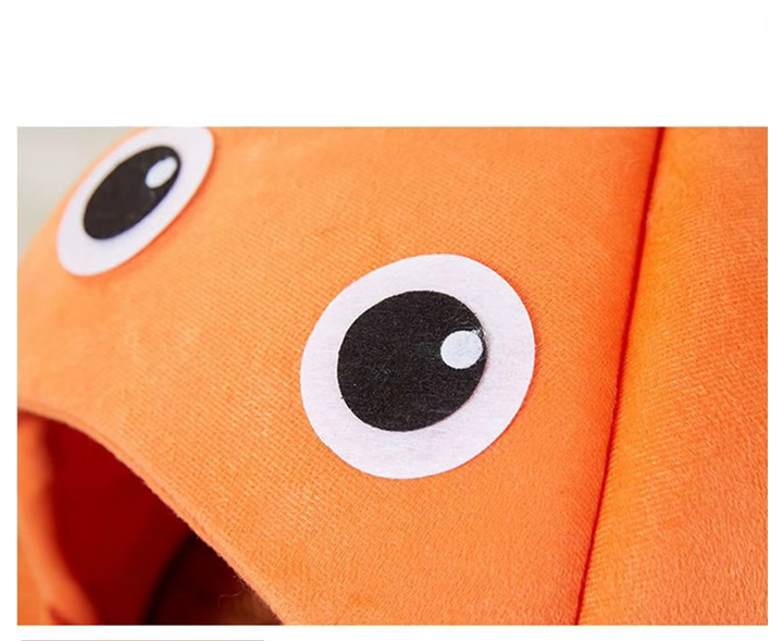 Inviting fish design cat bed, a plush and cuddly pet cave for all cats.