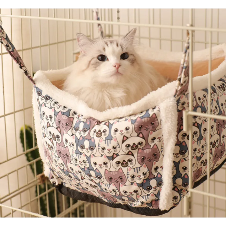 Cozy cat bed, the Cat's Retreat Basket, designed for ultimate feline comfort and relaxation.