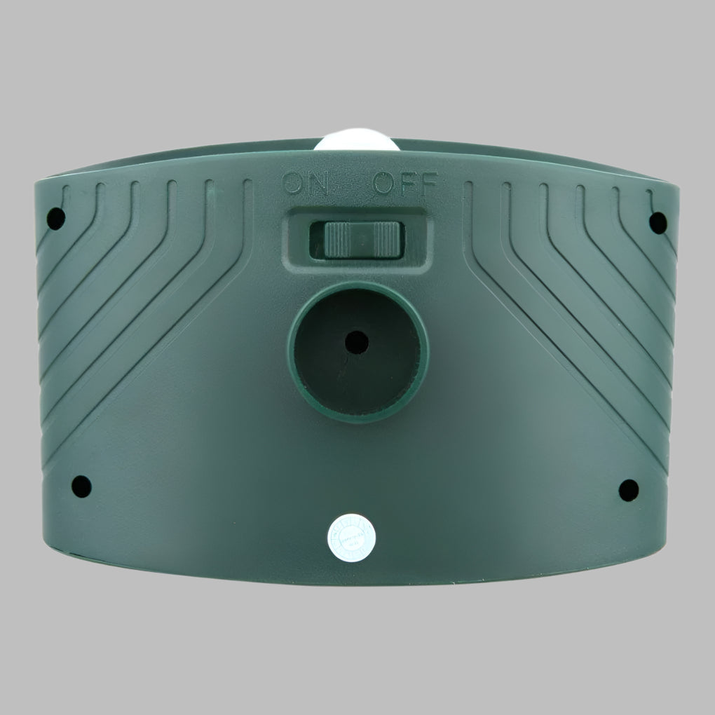 New solar powered animal deterrent for gardens, effective pest management, set-up outdoors