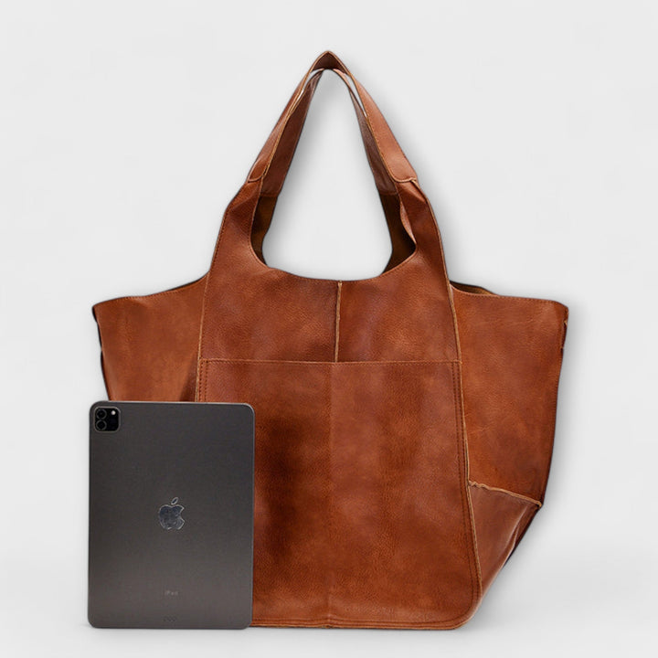 Everyday spacious tote bag for women, showcasing its clean lines and practical design.