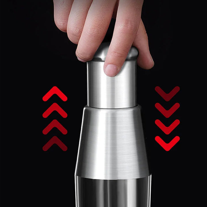 Easy-clean garlic press, an essential kitchen tool for quick meal preparation.