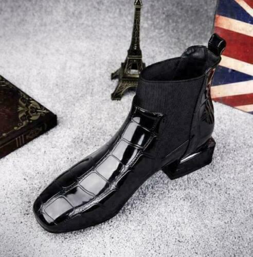 Women's durable black comfort boots, stylish casual ankle footwear for daily support.