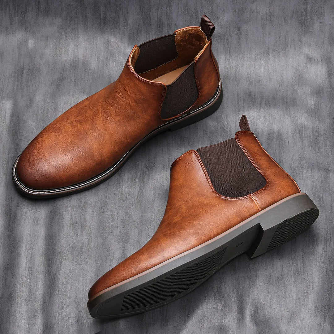 Durable men's ankle boots, designed for comfort and style, suitable for everyday fashion & various outfits.