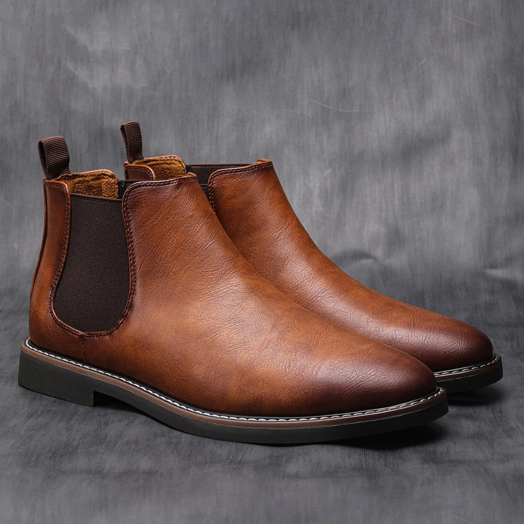 Fashionable men's ankle boots, a must-have for modern style. Comfortable design for all-day wear.
