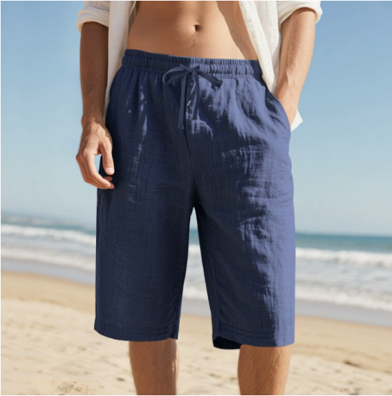 Stylish men's casual shorts for summer, perfect for warm weather comfort & everyday fashion.