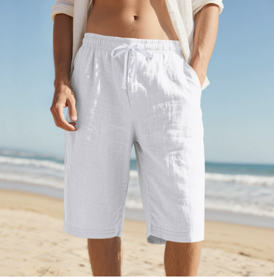 Fashionable men's summer shorts offering ultimate comfort for warm weather, casual, or vacation wear.