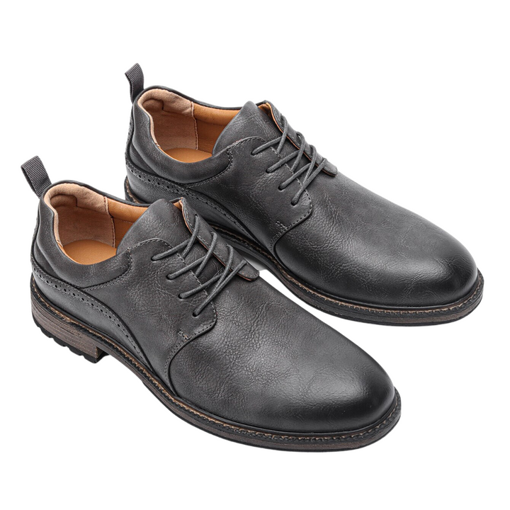 Stylish men's dark grey premium booties with comfortable design and versatile everyday wear.