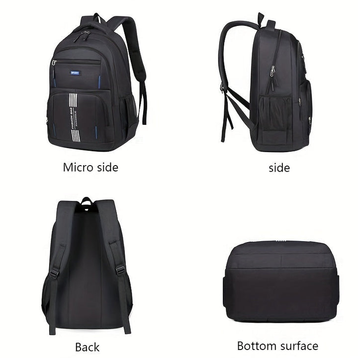 Timeless men's leather backpack, durable & stylish for work, travel, and everyday carry.