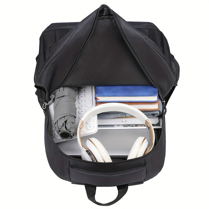 Durable men's leather travel backpack, built for everyday work & commute.