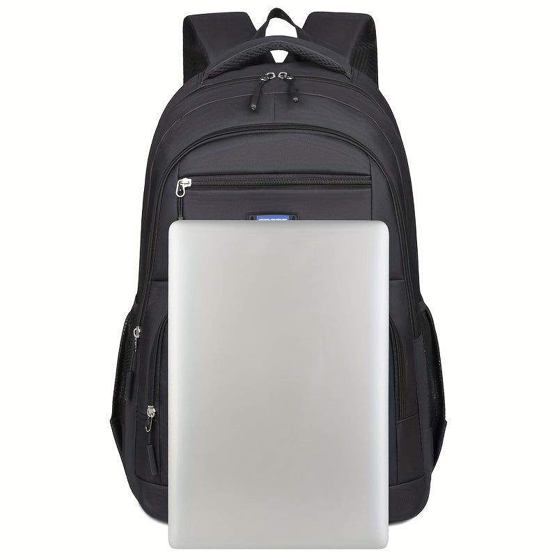 High-quality men's full-grain leather backpack, offering durability and timeless style.