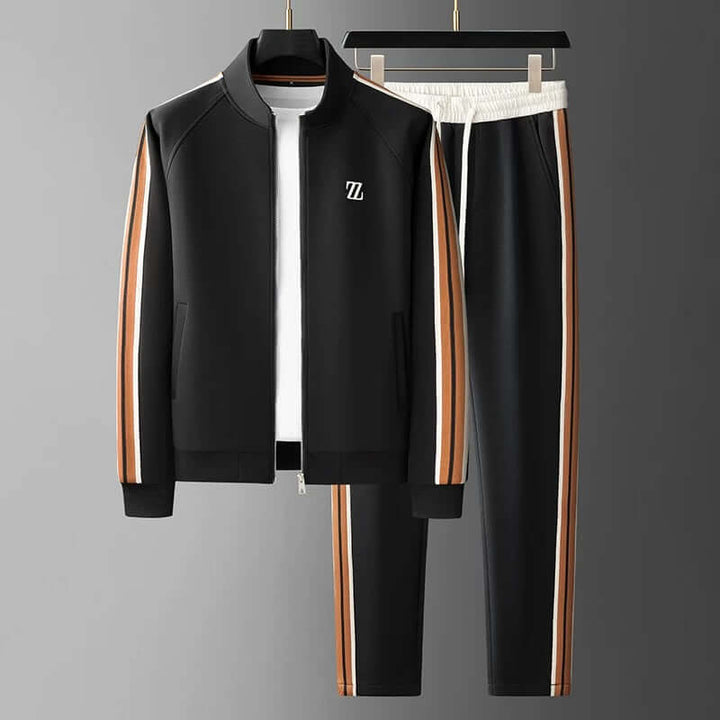 Athletic men's matching set: stylish tracksuit for gym, sports, or comfortable lounge wear.