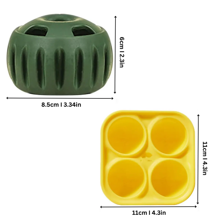 Durable TreatTwister dog chew toy, a fun interactive treat dispenser for pet mental enrichment.