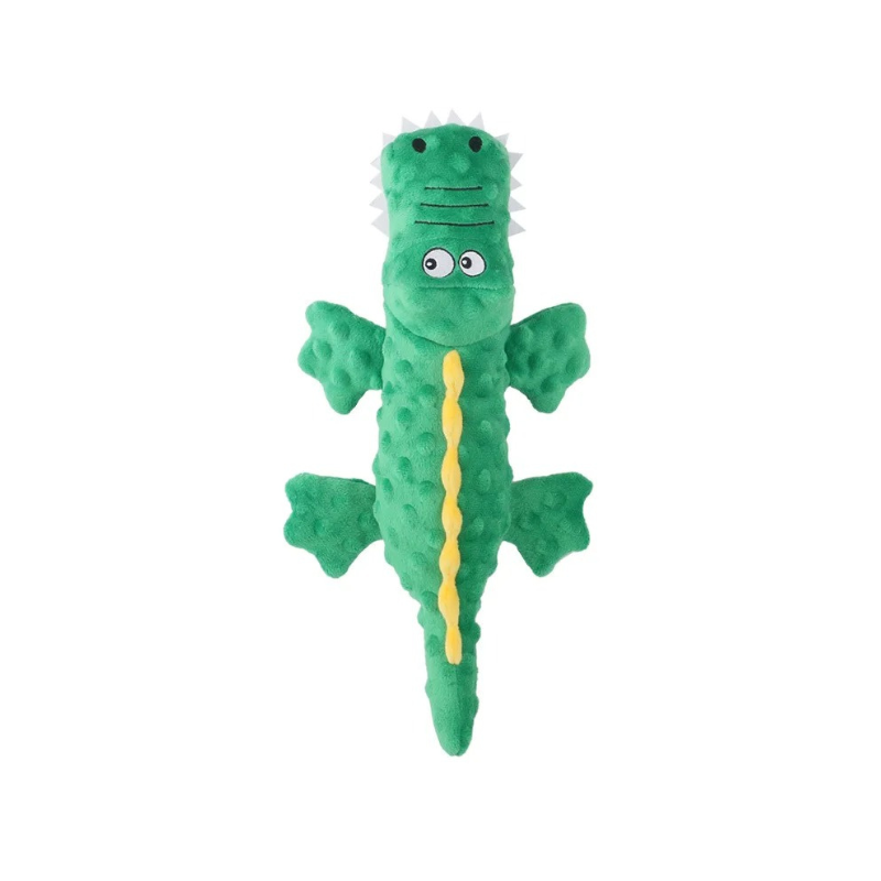 Two versatile plush dog toys, ideal as a squeaky chew toy or an interactive play toy for any dog. Essential pet supplies.