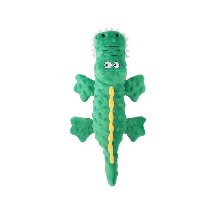 Two versatile plush dog toys, ideal as a squeaky chew toy or an interactive play toy for any dog. Essential pet supplies.