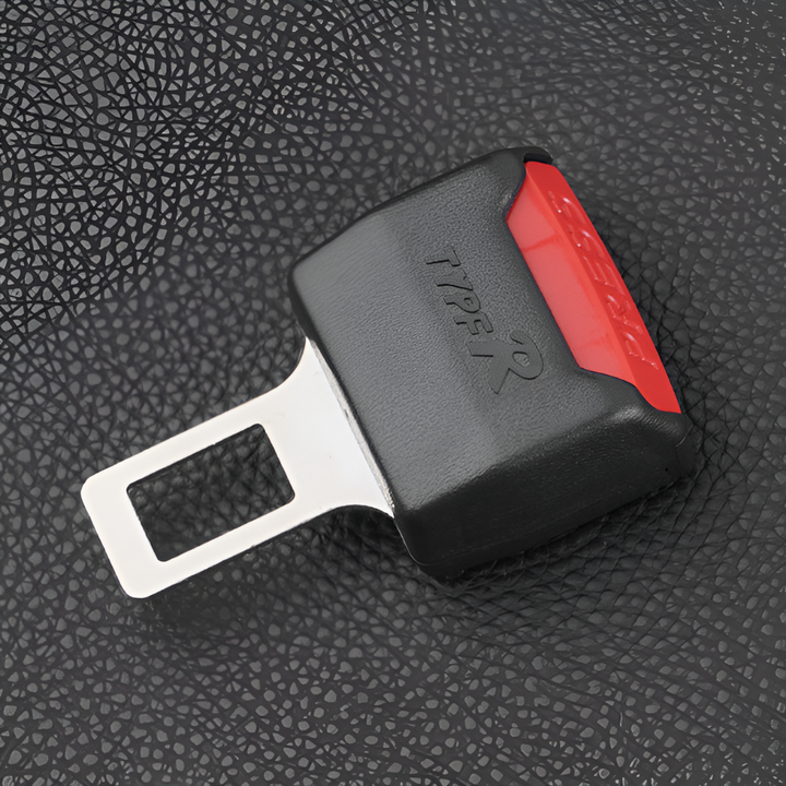 New universal car seat belt extenders, two-pack, for improved travel safety and comfort in vehicles.