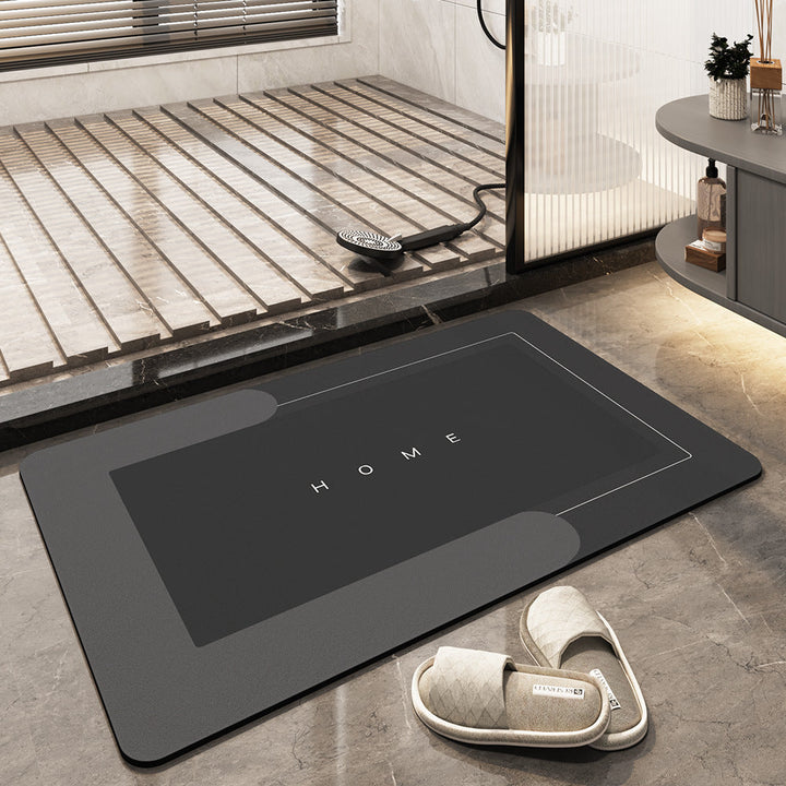 Durable, washable bath rug, non-slip, quick-dry, and ultra absorbent for daily use.