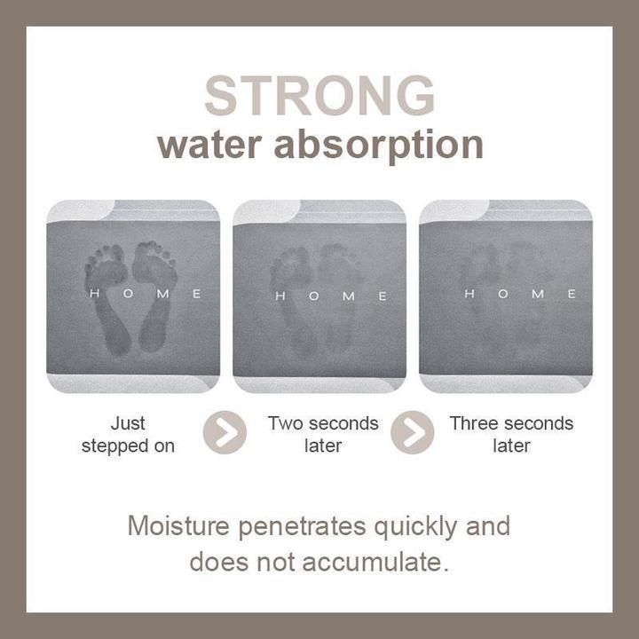 Rectangle Ultra Absorbent Bath Mat, non-slip, quick-dry comfort for your home essentials.