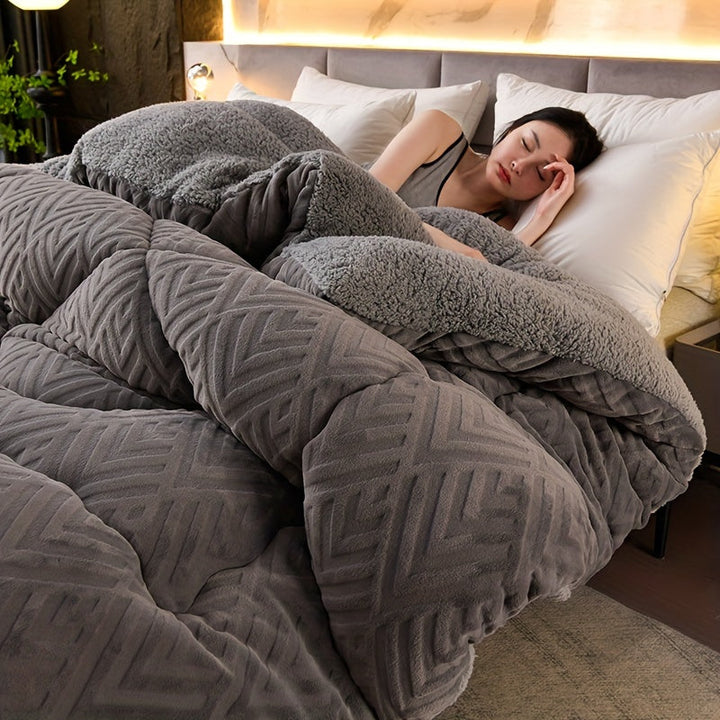Ultra-soft fleece blanket for all seasons. Plush, cozy throw perfect for home decor & comfort.