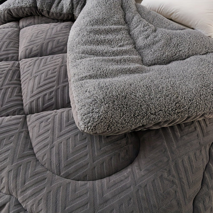Unisex ultra-soft fleece blanket, a cozy throw for ultimate comfort. Perfect for relaxing at home or travel.
