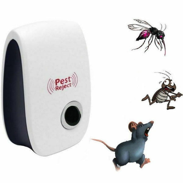 Ultrasonic rodent repeller for home & garage pest control. Electronic rat & mouse deterrent, humane indoor pest solution.