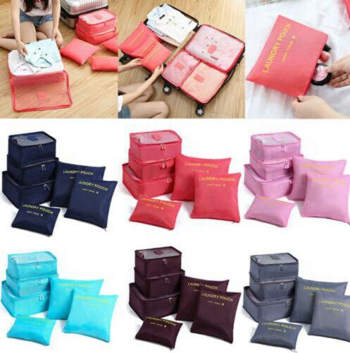 Easy-to-use 12-piece unisex travel packing cube system, making luggage organization simple & efficient.