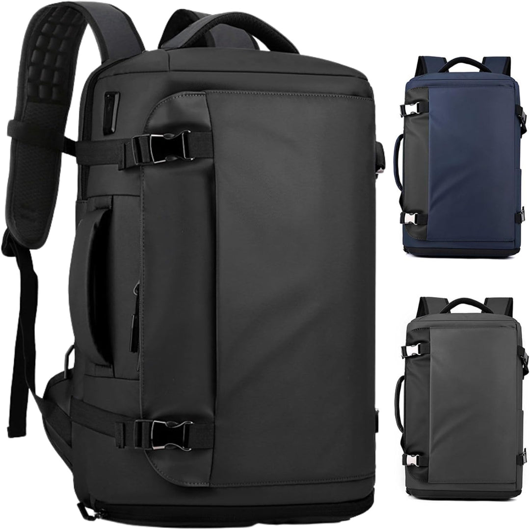 Durable 15" waterproof laptop backpack, TrekPro Series, protecting gear from rain & spills. Perfect for commute.