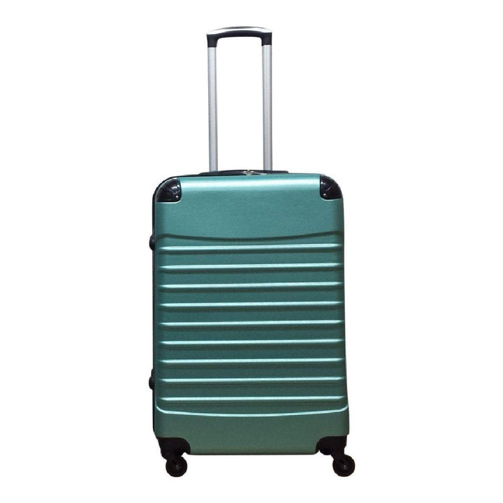 Versatile unisex 2-piece hard-shell luggage set. Durable ABS wheeled suitcases perfect for any travel adventure.