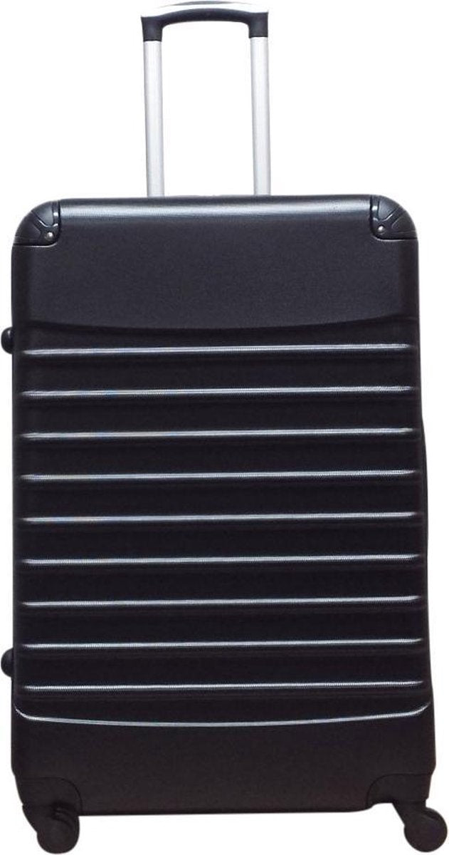 Secure & stylish 2-piece ABS luggage set, an indispensable companion for modern travel.