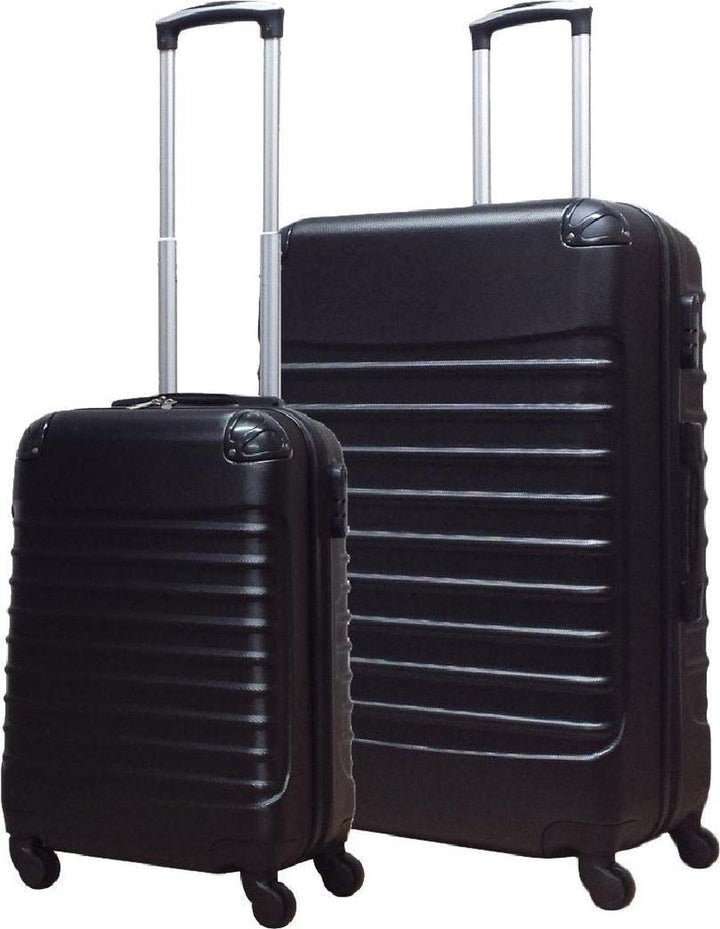 Compact & large hardshell ABS spinner suitcases, perfect for any vacation or weekend trip.