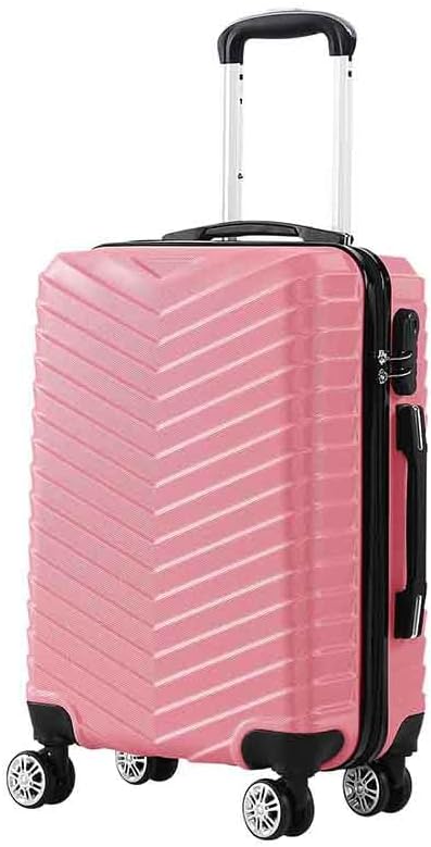 Unisex 20" Rosemont hard shell carry-on luggage with spinner wheels, perfect for short trips.