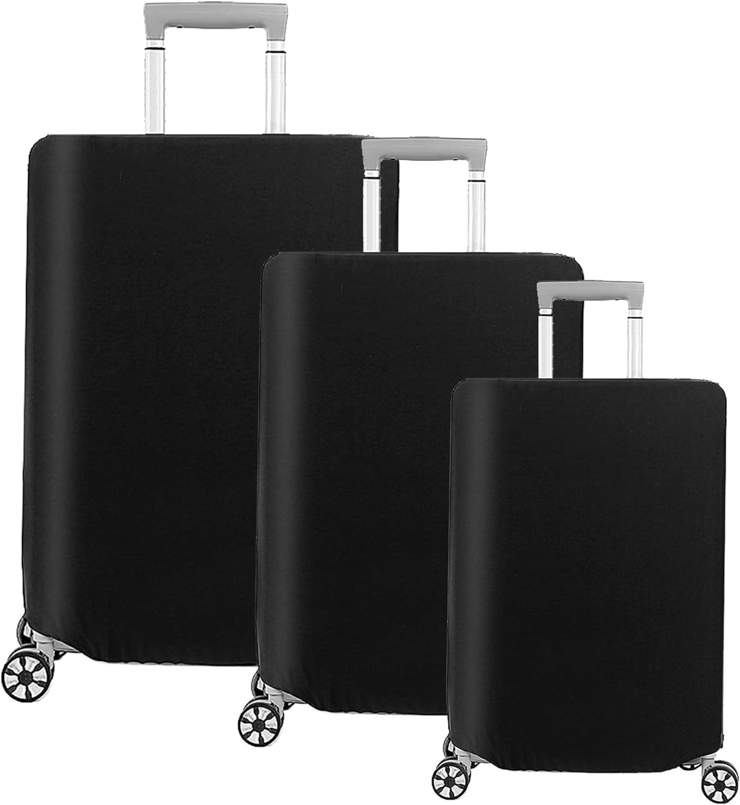 Unisex 3-Piece Anti-Tear Luggage Cover Set for durable suitcase protection.