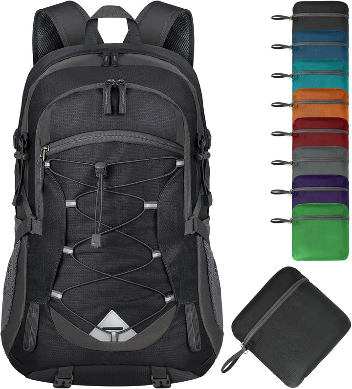 Waterproof 40L backpack for camping & hiking, unisex and easy to pack.