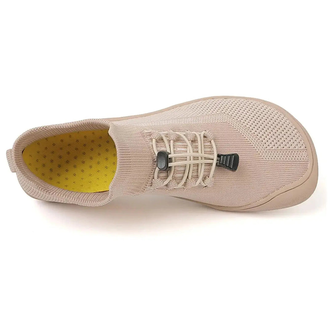 Barefoot walking shoes with toggle lace, providing comfortable & flexible fit for men & women.