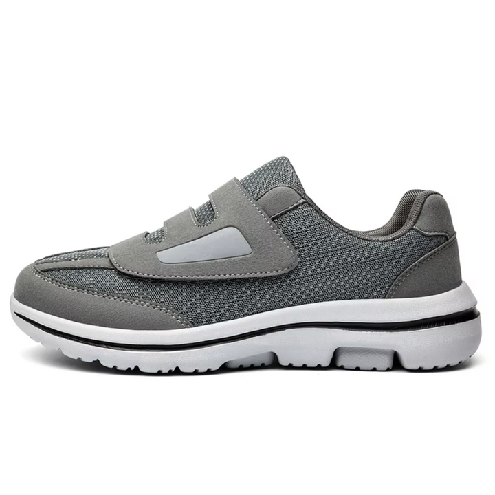 Unisex adjustable Comfort Plus diabetes shoes, ideal for swollen feet. Supportive orthopedic footwear with hook and loop closure.
