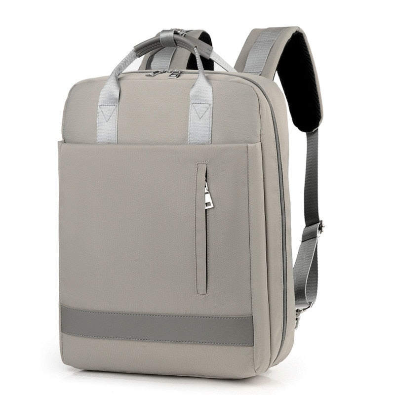 Sleek unisex anti-theft backpack with discreet hidden zippers, practical USB charging, and ample storage.