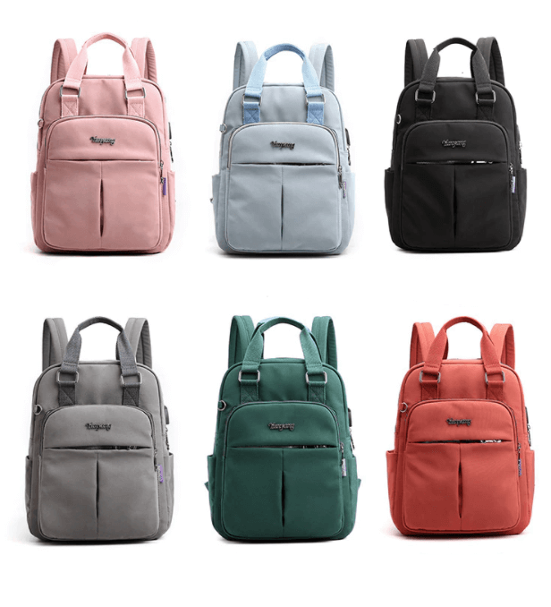 Spacious anti-theft backpack with internal organization. USB charging & water-resistant for secure storage.