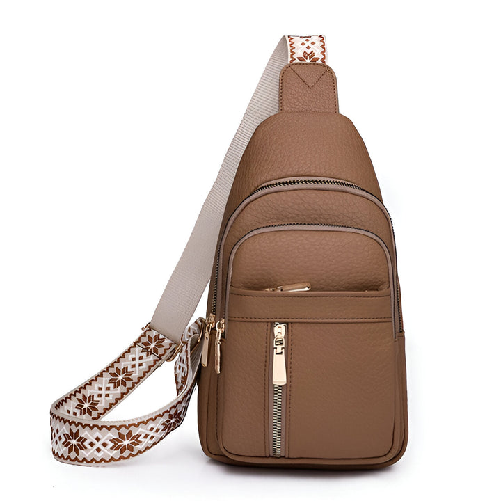 Lightweight unisex anti-theft travel bag worn across the body, providing secure and convenient everyday carry